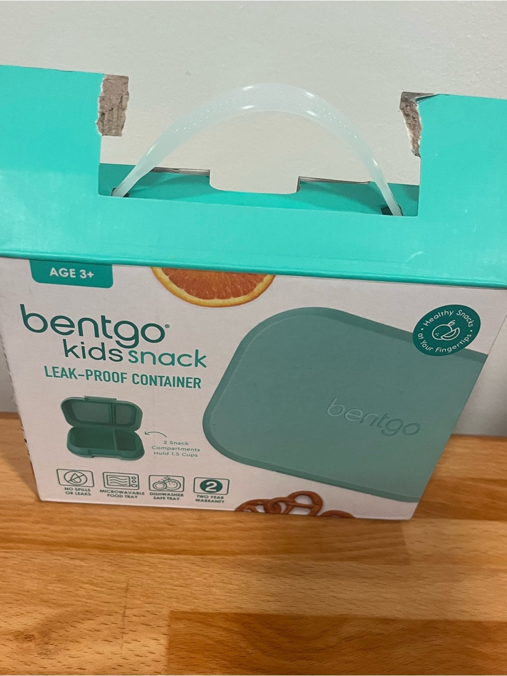 Bentgo Kids Snack Leak-Proof Container in Teal